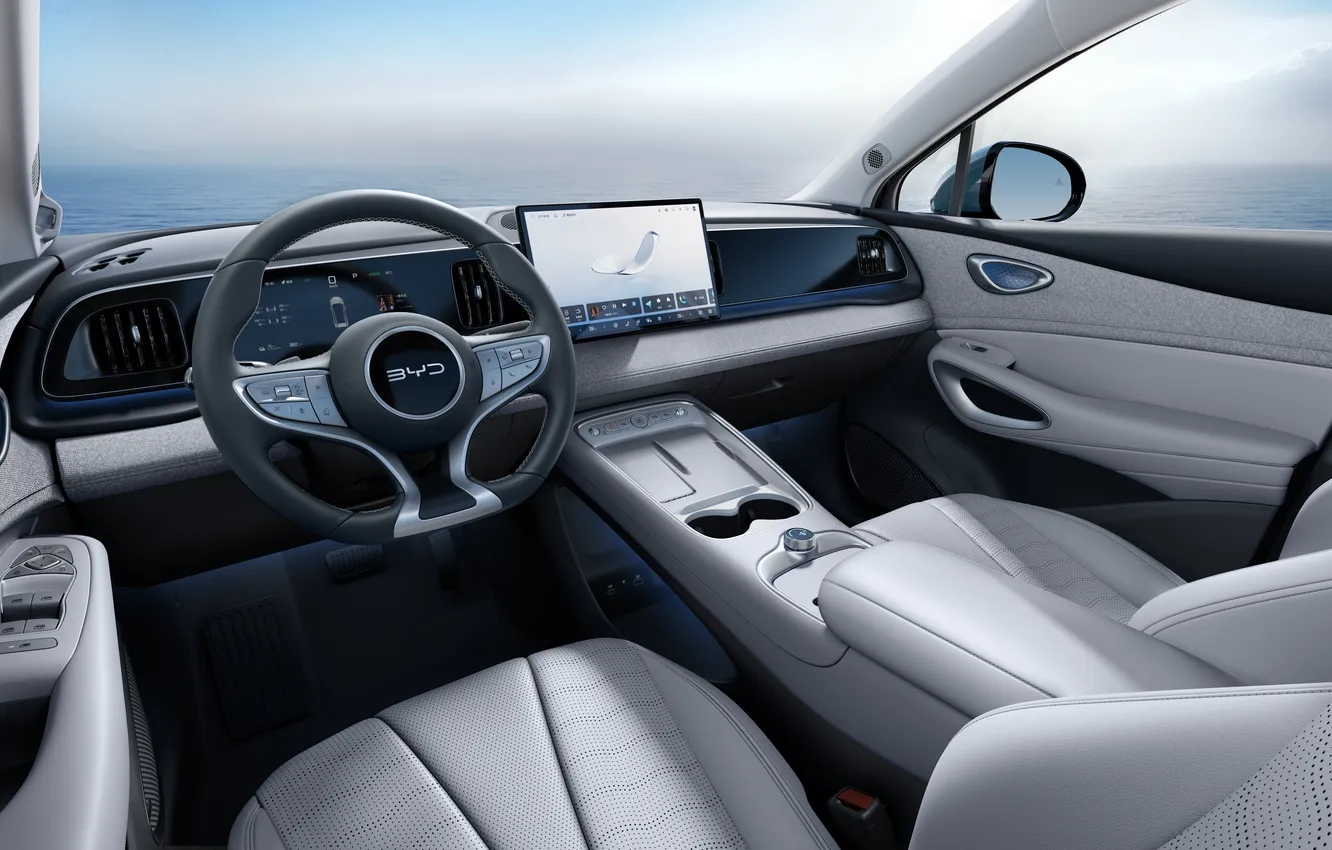 Фото обои интерьер, внедорожник, SUV, электромобиль, 2025, BYD, 05 EV, BYD Sealion 05 EV