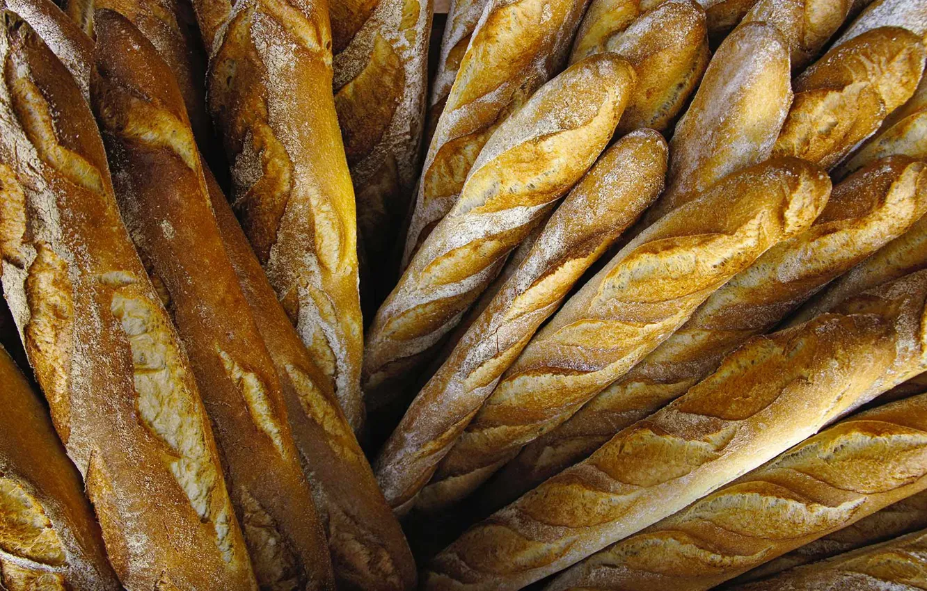 Фото обои хлеб, выпечка, батон