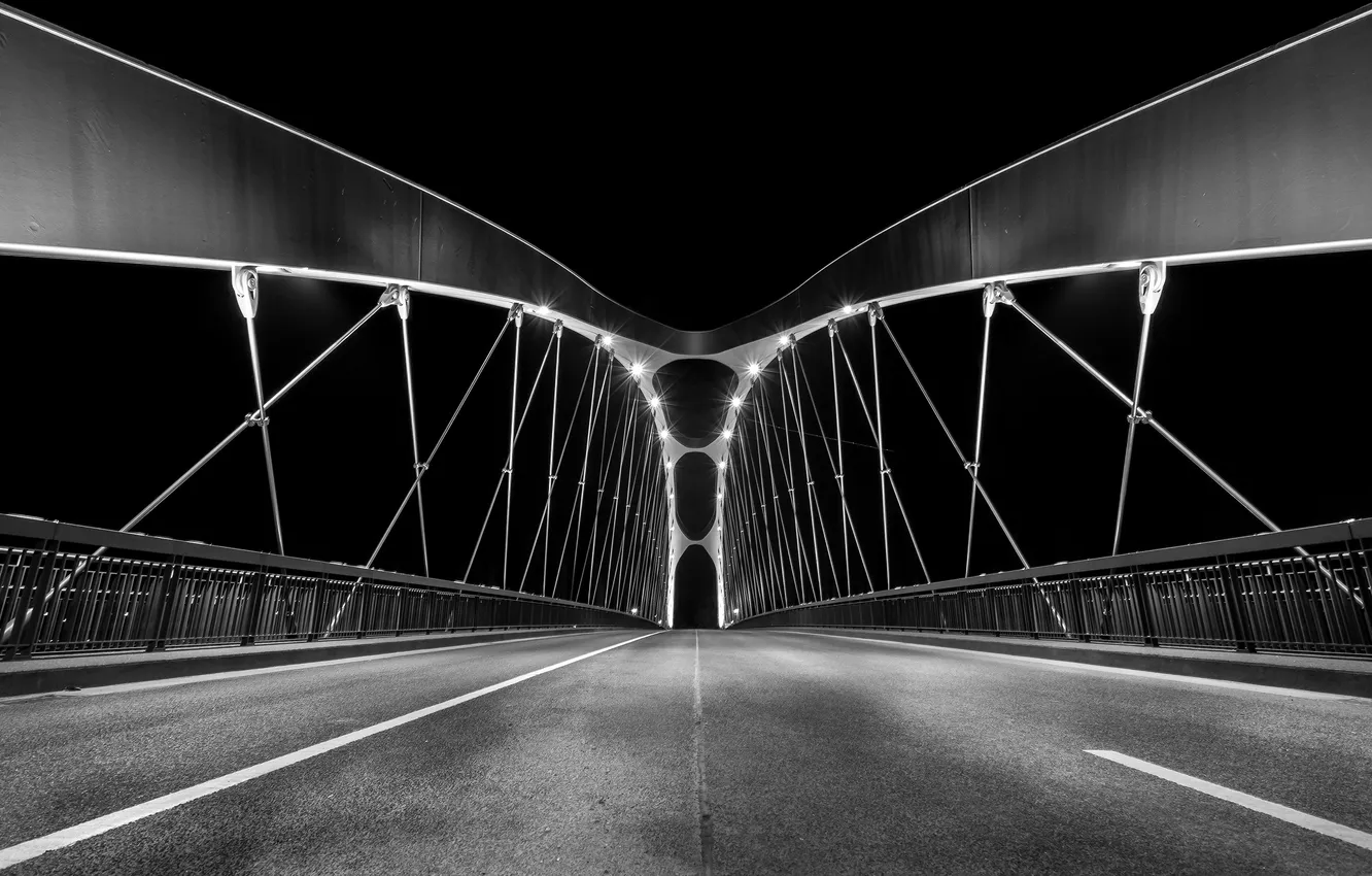 Фото обои мост, Германия, East harbor bridge, Франкфуркт-на-Майне