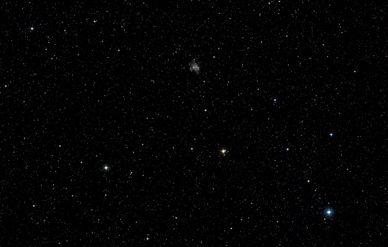 Фото обои Constellation Ursa Major, Holmberg II, Arp 268, Dwarf galaxy, UGC 4305