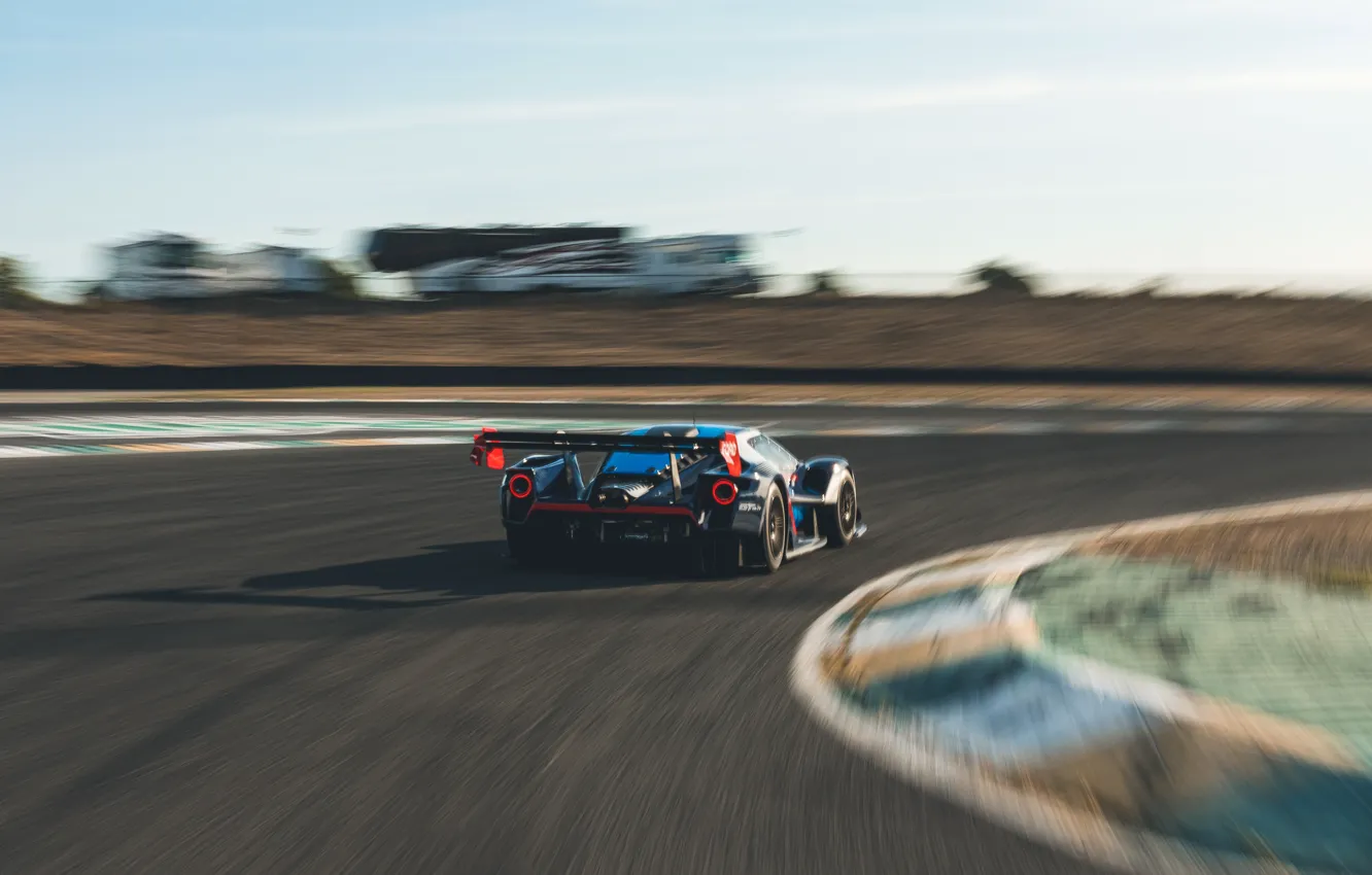 Фото обои Ford, race track, GT, 2023, Ford GT Mk IV