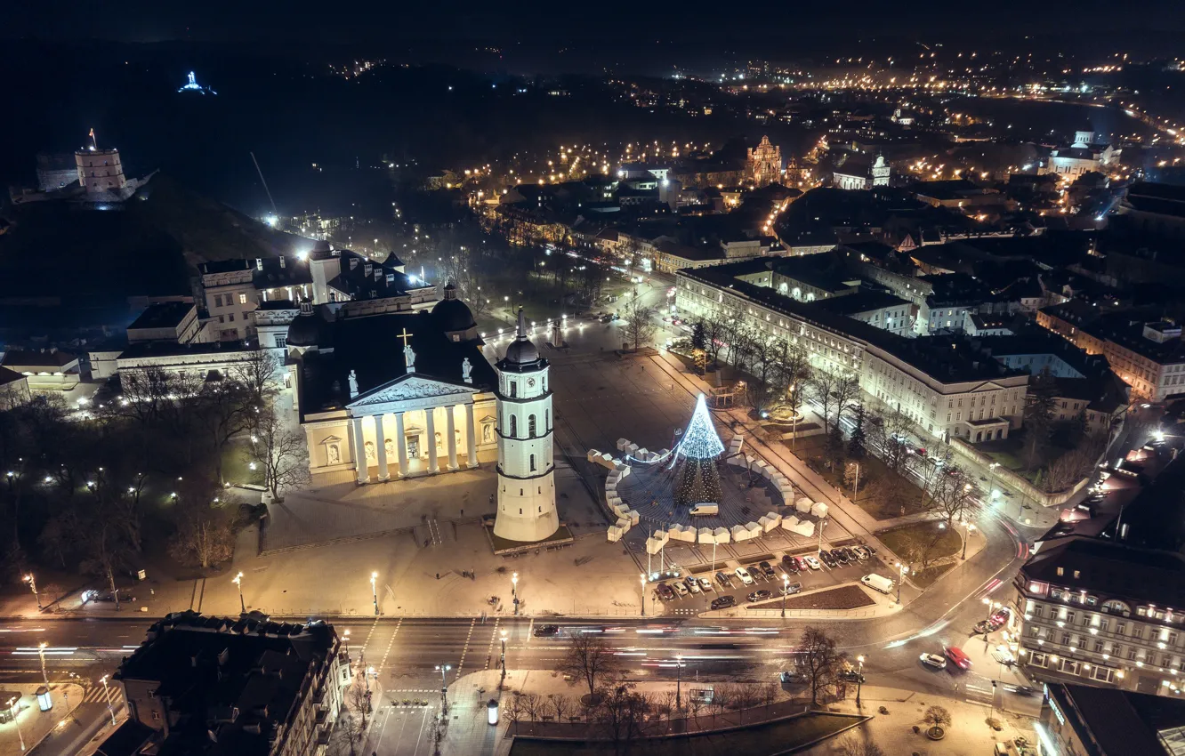 Фото обои город, Lietuva, Vilnius