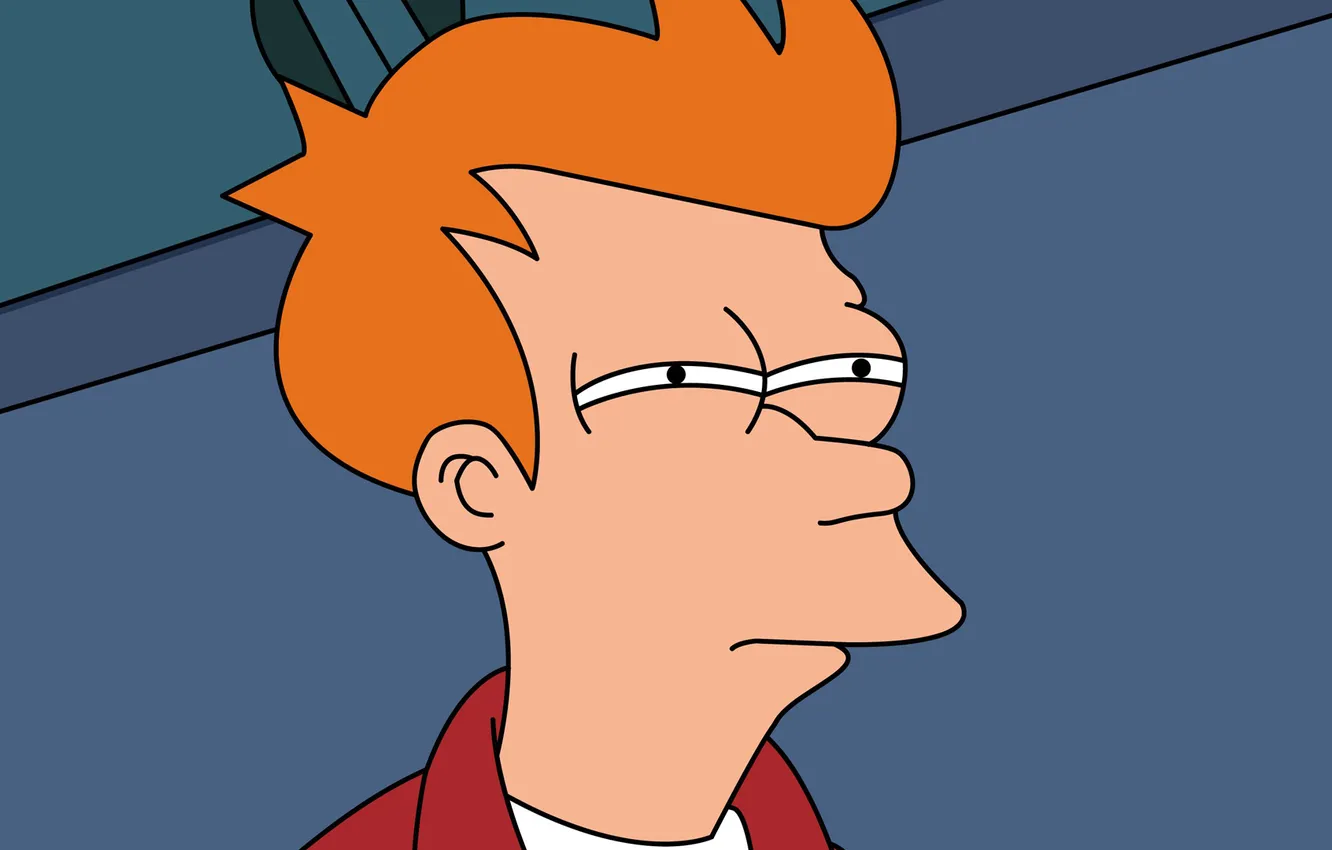 Фото обои Futurama, art, Philip J. Fry, Matt Groening