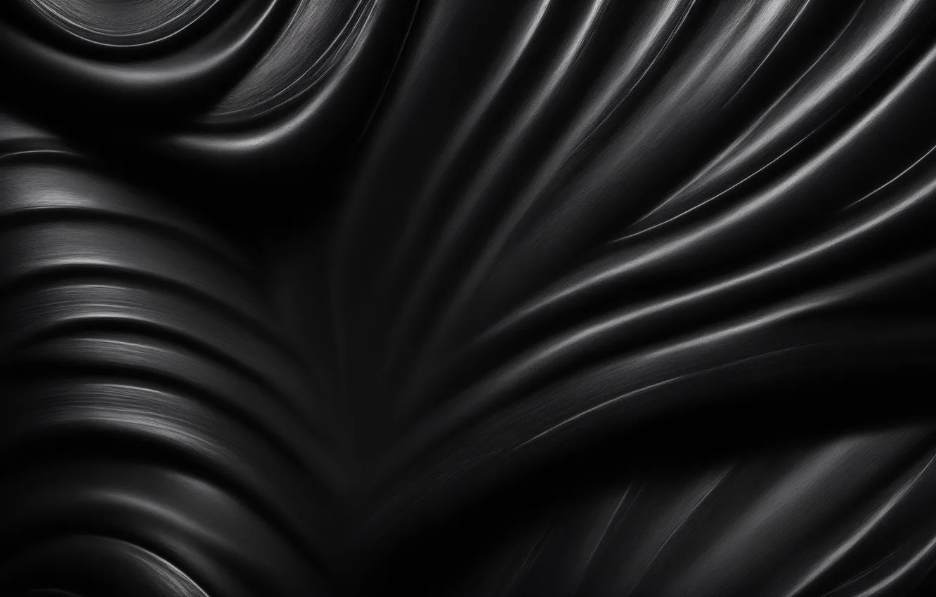 Фото обои волны, фон, обои, черный, waves, wallpaper, черный фон, black