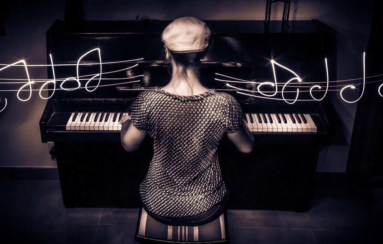 Фото обои music, piano, Melodies
