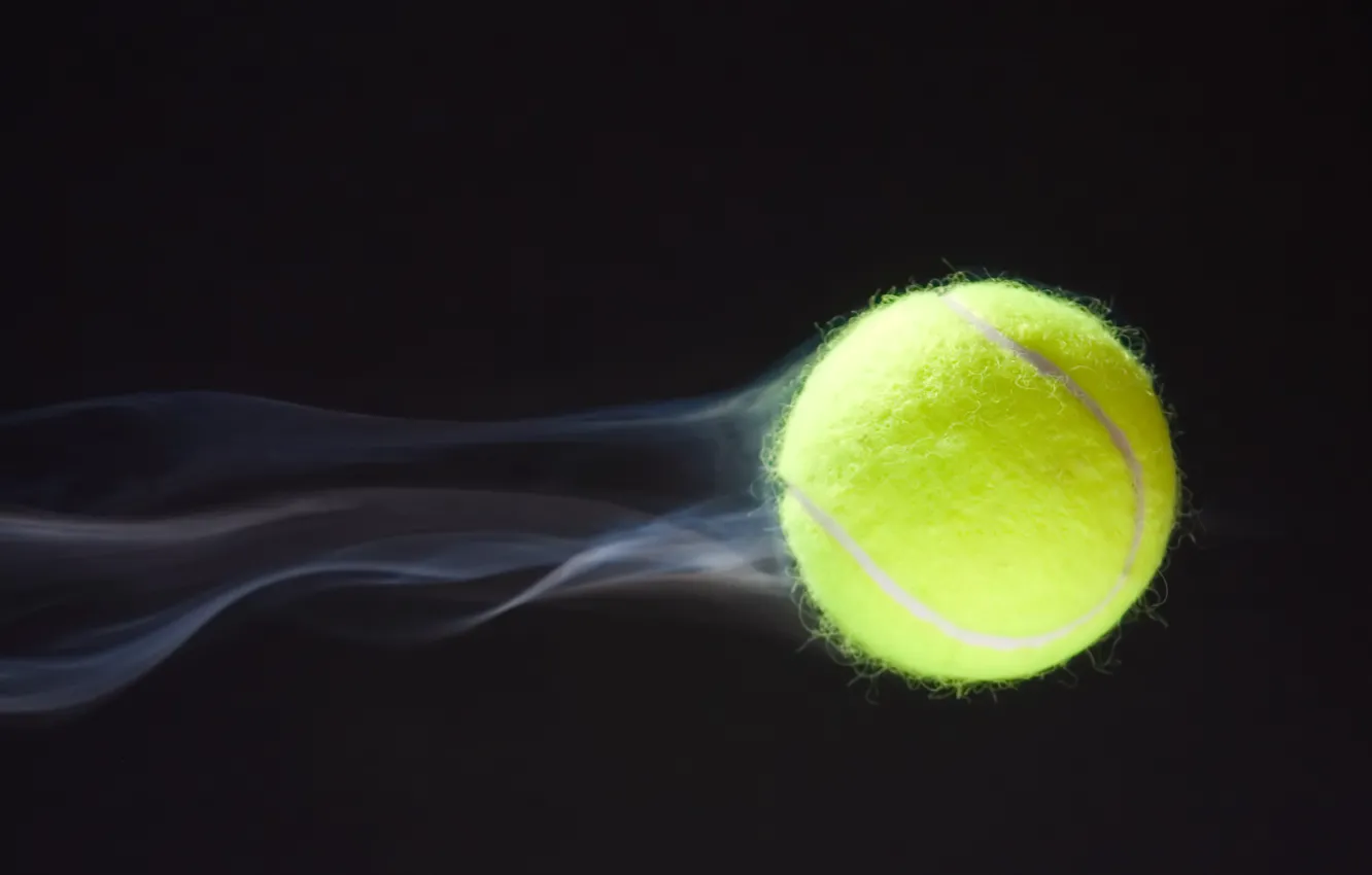 Фото обои макро, скорость, траектория, шлейф, теннис, tennis, wallpaper., полета