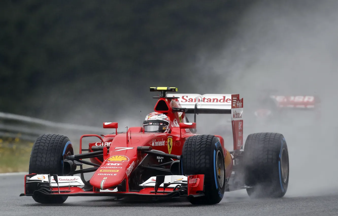 Фото обои Ferrari, kimi raikkonen, SF15-T