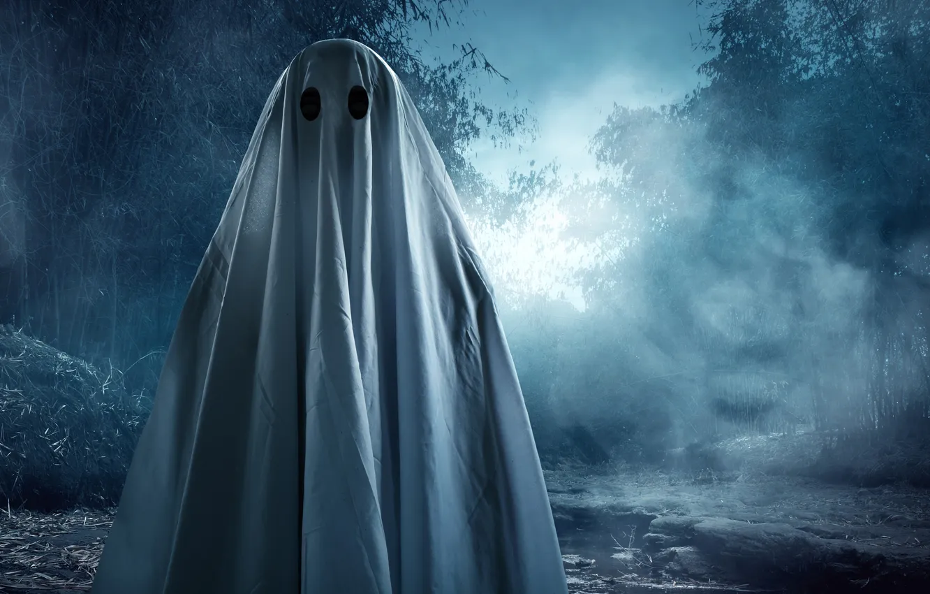 Фото обои demon, forest, ghost, devil, fog, death, fear, evil