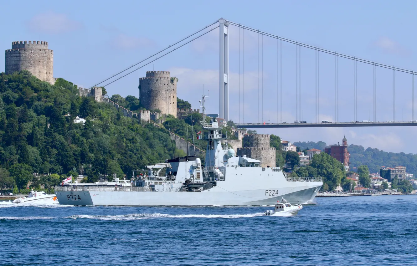 Фото обои корабль, береговая охрана, патрульный, HMS Trent