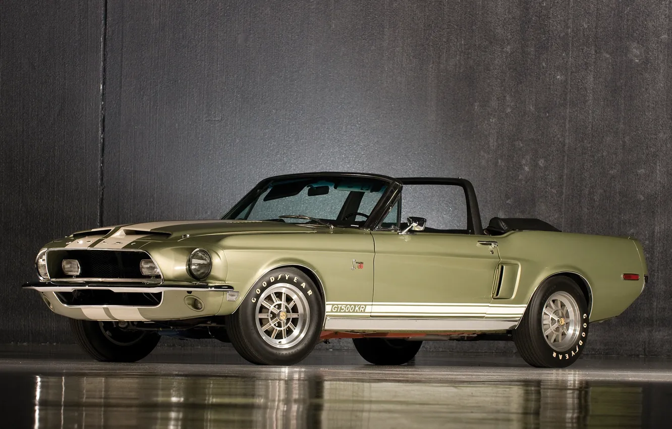 Фото обои Mustang, кабриолет, shelby, gt500 kr