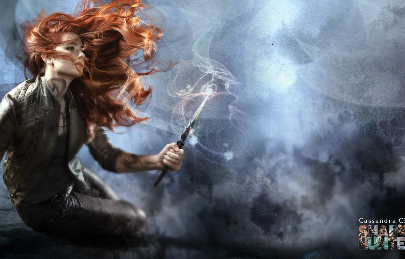 Фото обои red, red hair, tatoo, redhead, book, supernatural, hunter, The Mortal Instruments