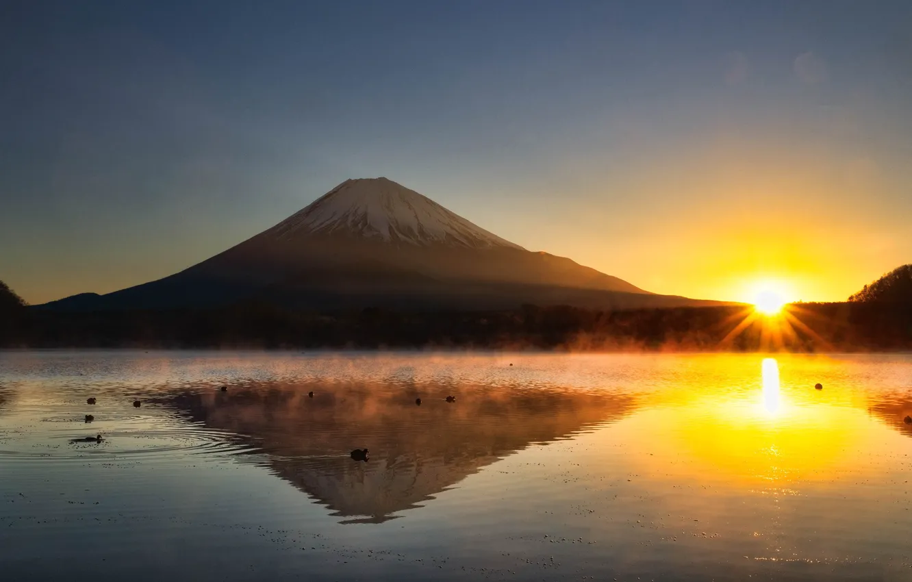 восход солнца в японии