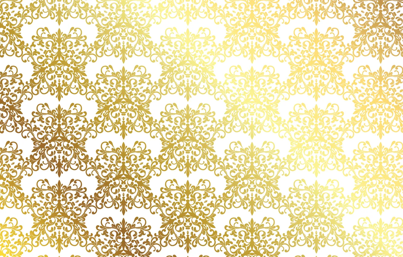 Фото обои золото, узор, текстура, gold, орнамент, pattern