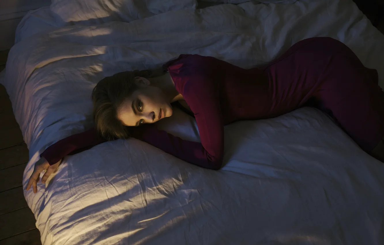 Фото обои model, look, bed, Barbara Palvin, Sexy Dress