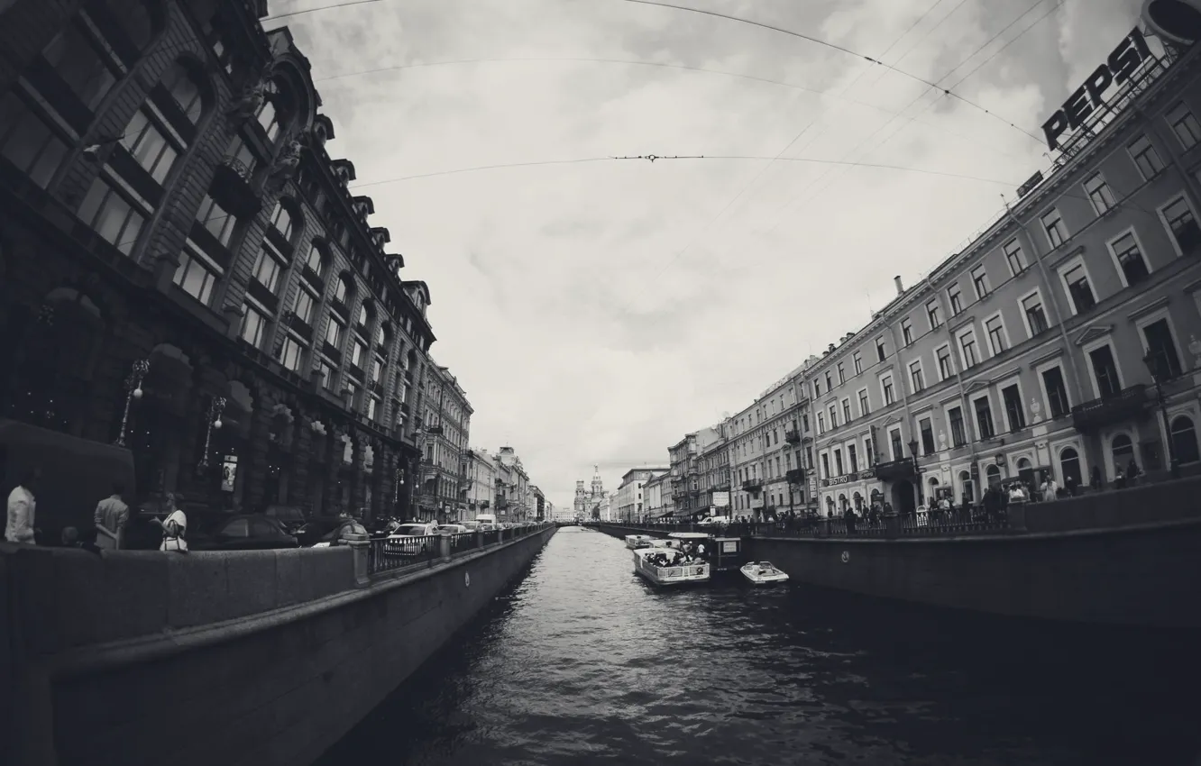 Фото обои река, канал, Russia, набережная, питер, санкт-петербург, St. Petersburg, Сабор Спаса На Крови