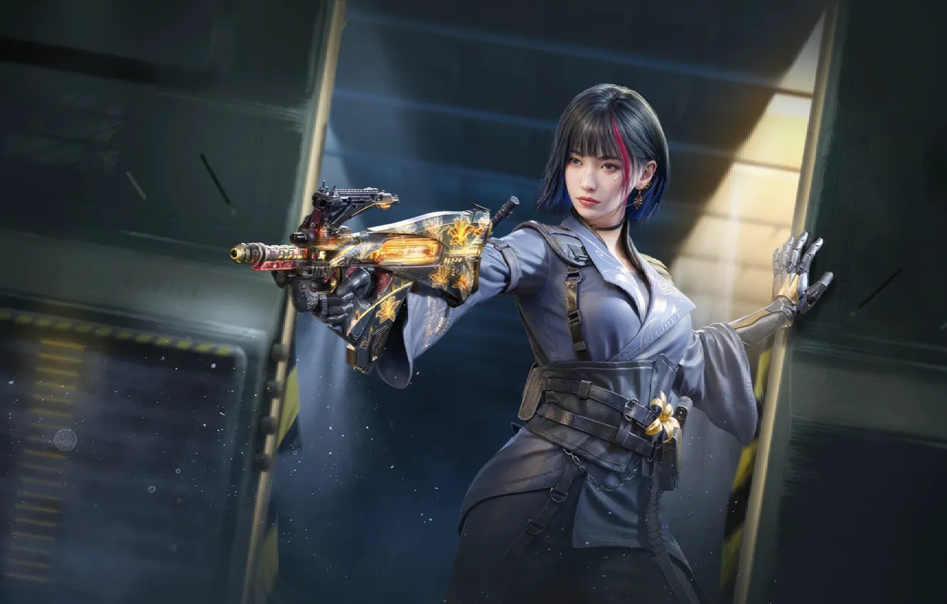 Фото обои call of duty, jade, draw, mobile, peacock