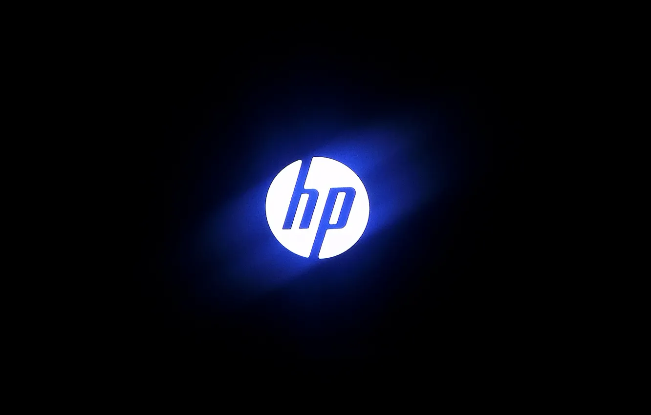 Фото обои logo, photo, computer, hi-tech, blue light
