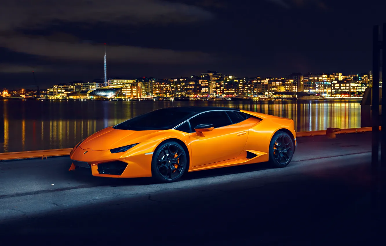 Фото обои Lamborghini, Huracan, 2016, LP 580-2