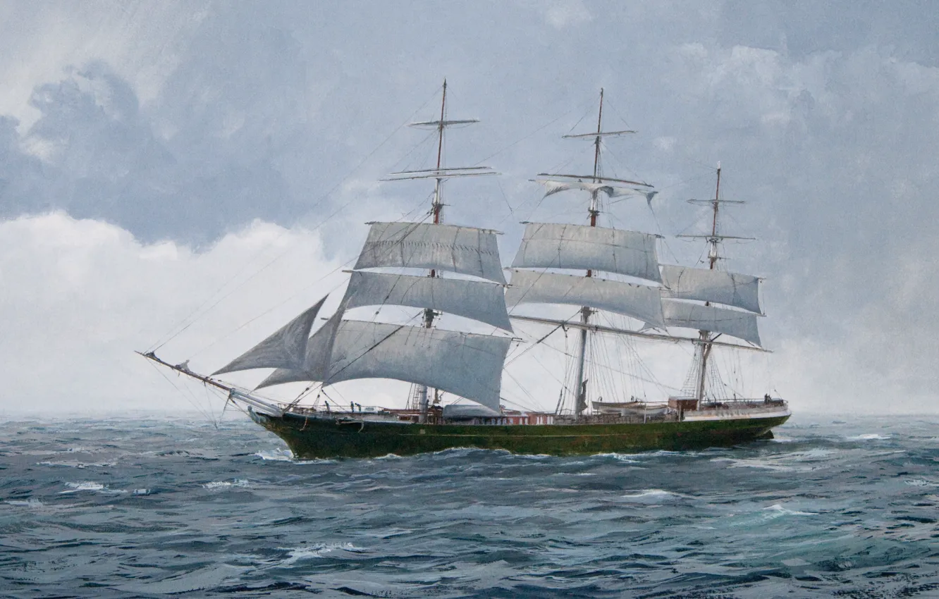 Фото обои море, корабль, 1876 - 1903, ARISTIDES