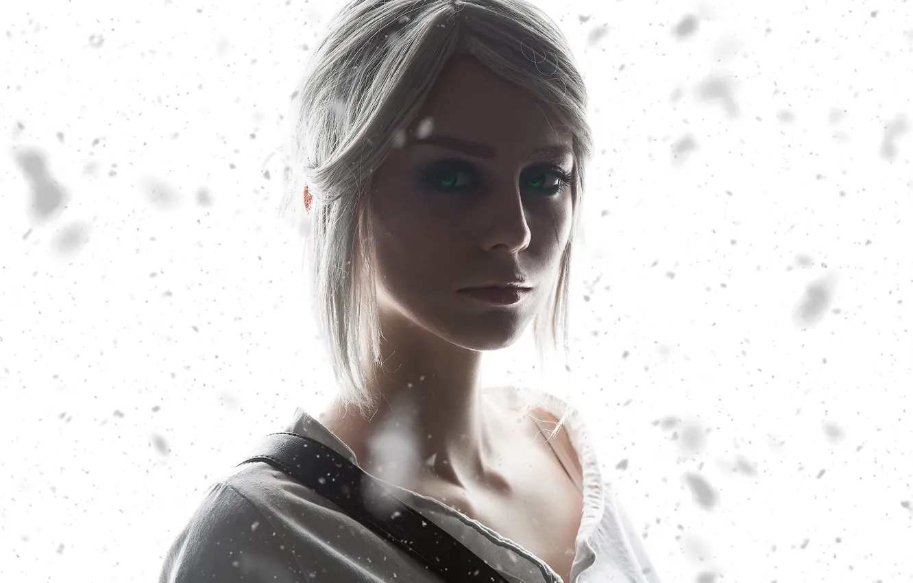 Фото обои Ведьмак, косплей, The Witcher 3, Цири, Дарья Кравец