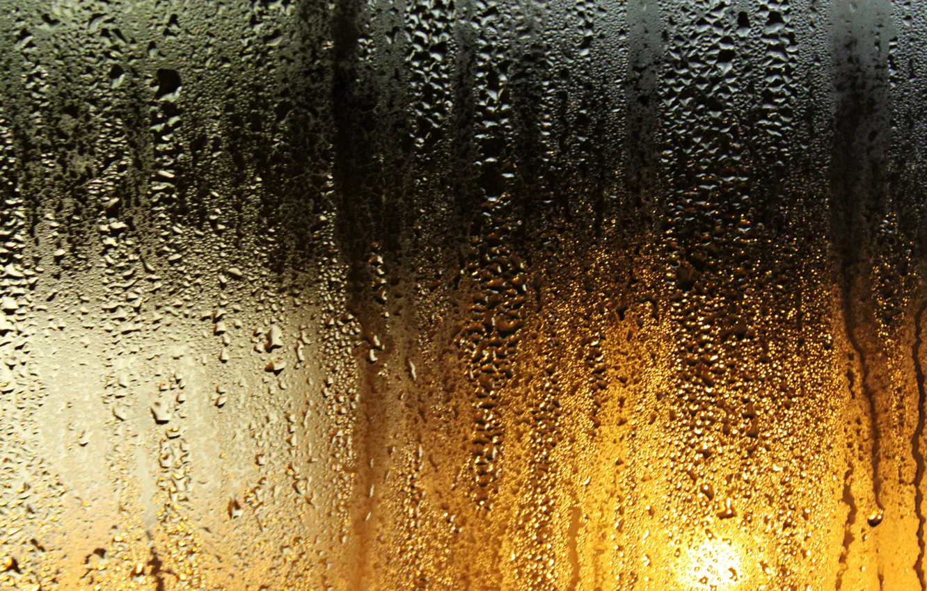 Фото обои glass, raindrops, light colors