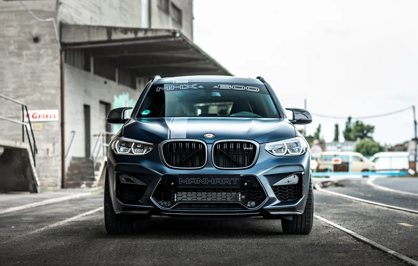 Фото обои BMW, Light, Blue, Front, Face, Manhart, BMW X3, G01