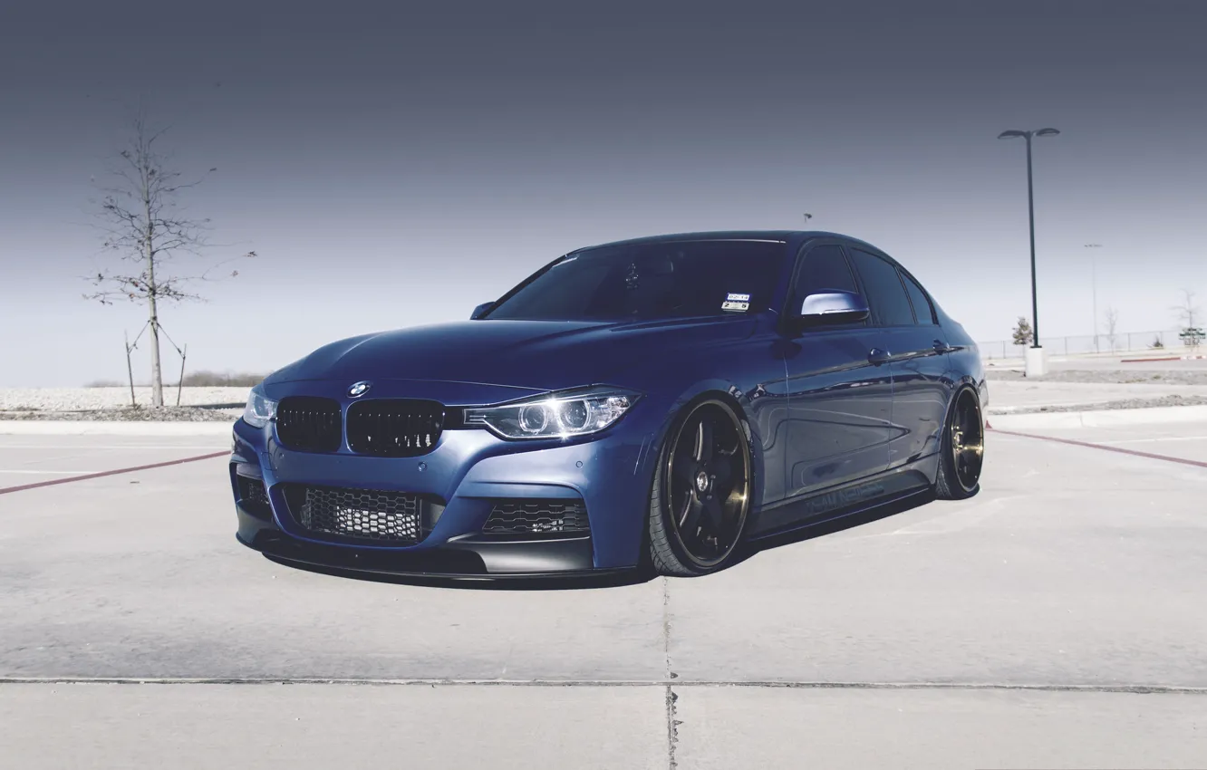 Фото обои BMW, tuning, 335i, F30, stance