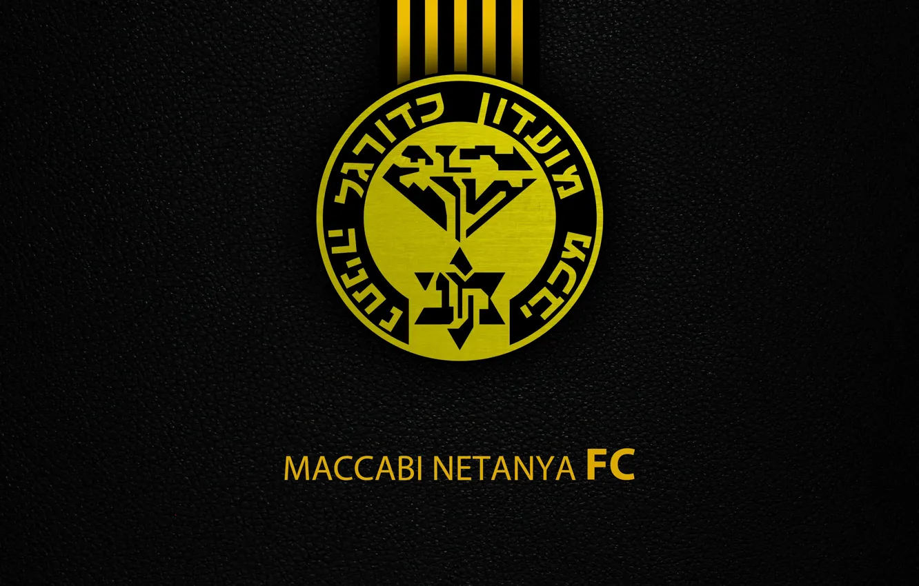 Фото обои wallpaper, sport, logo, football, Maccabi Netanya