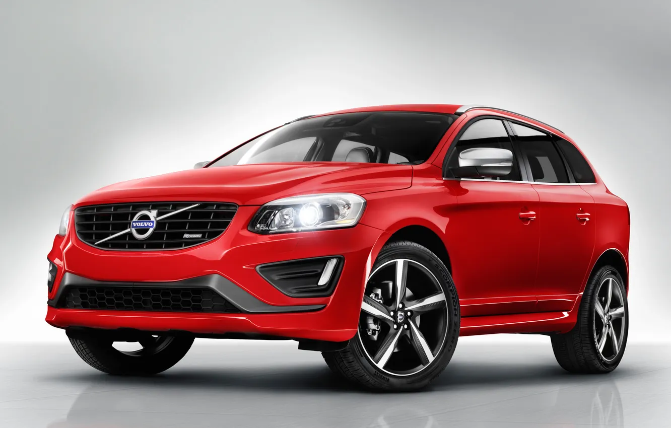 Фото обои машина, Volvo, передок, вольво, R-design, XC60