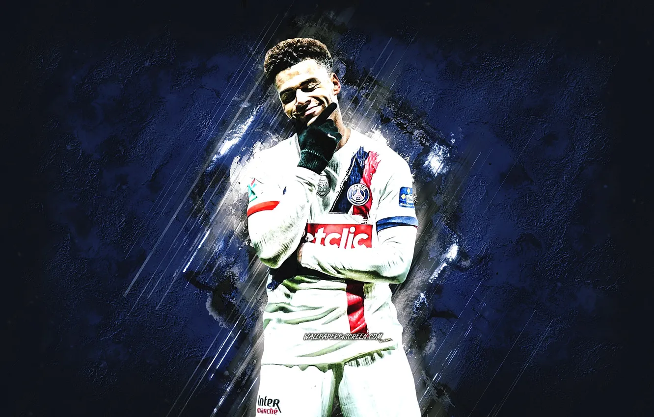 Фото обои Paris, Football, Desire, Soccer, PSG, French, Doue, Desire Doue
