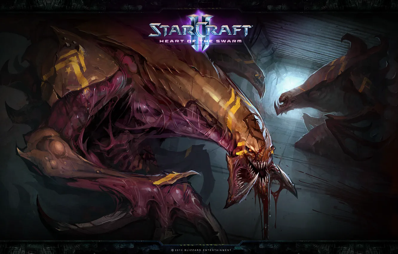 Фото обои StarCraft 2, Зерги, Heart of the Swarm, Гидралиск