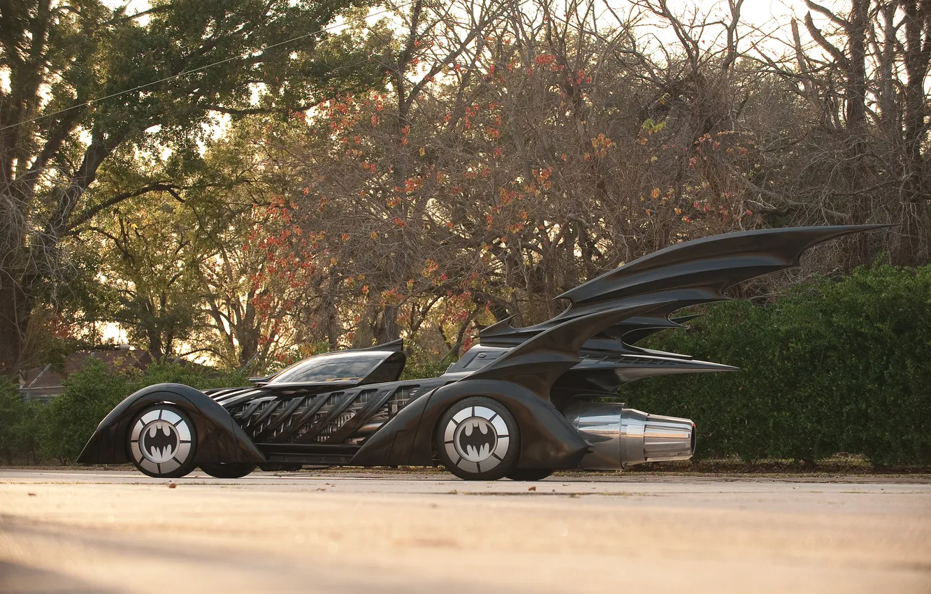 Фото обои Batman, Batmobile, Forever, 1995