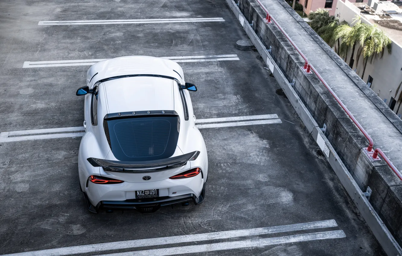 Фото обои car, supra, toyota