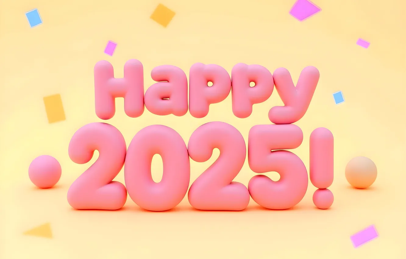 Фото обои цифры, Новый год, дата, 2025, Новый 2025 год