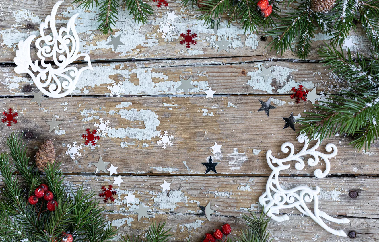 Фото обои украшения, Рождество, Новый год, new year, Christmas, wood, decoration, fir tree