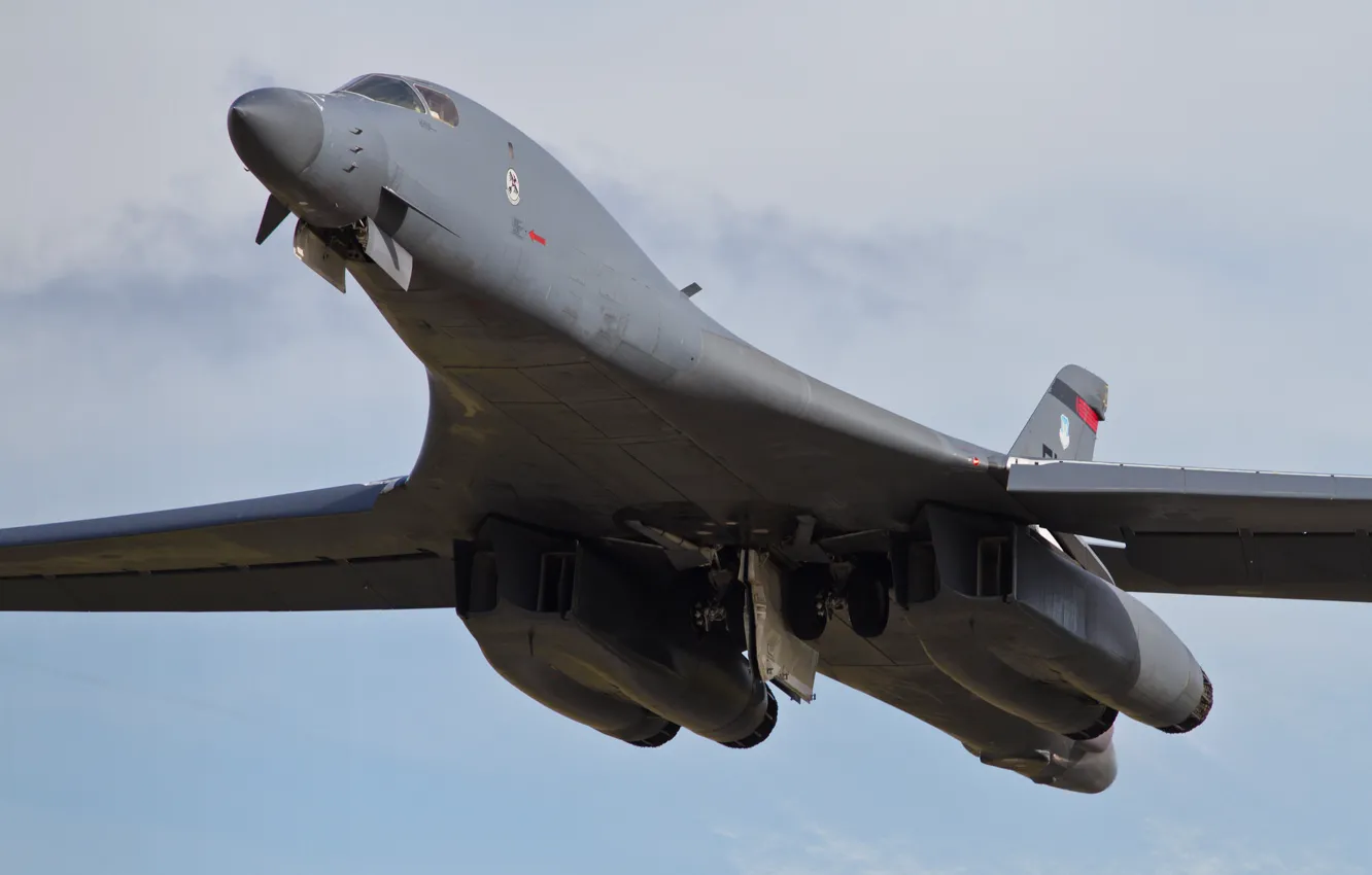 Фото обои Lancer, бомбардировщик, B-1B, стратегический