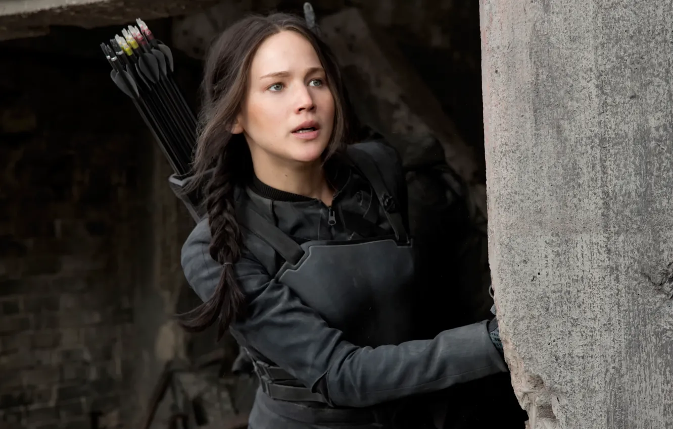Фото обои Jennifer Lawrence, Katniss, The Hunger Games:Mockingjay, Голодные игры:Сойка-пересмешница