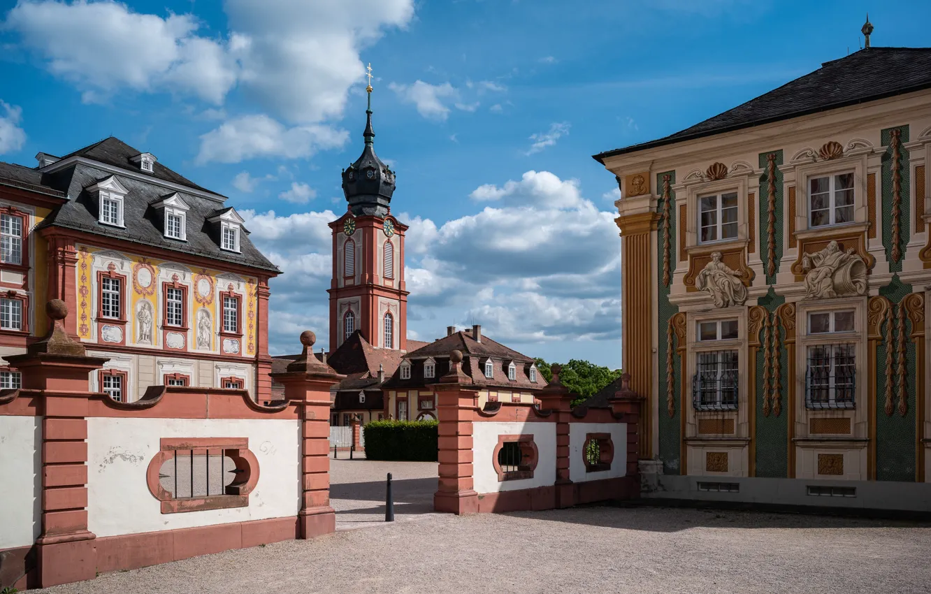 Фото обои Германия, дворец, Schloss Bruchsal