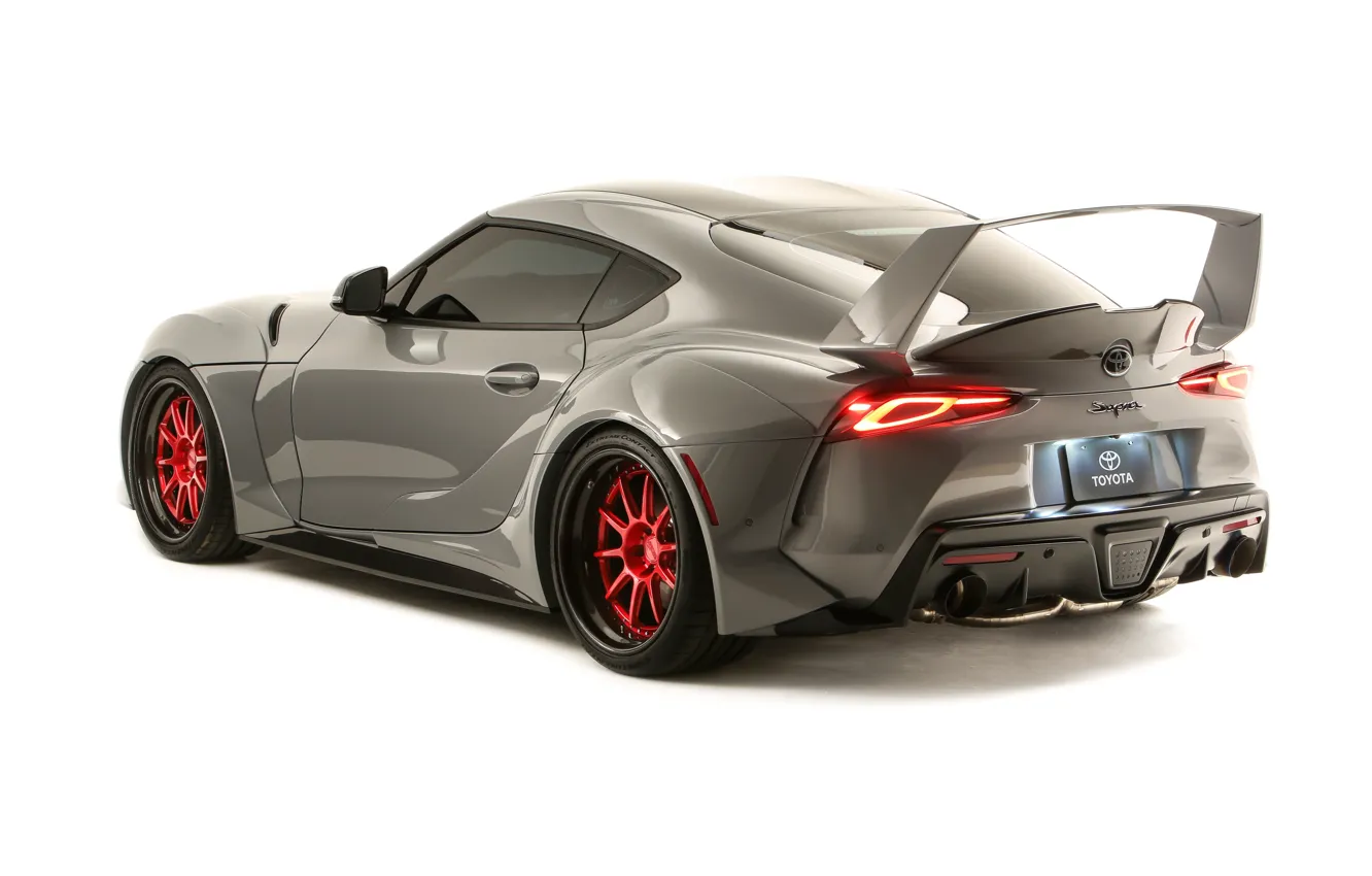 Фото обои Toyota, Supra, 2019, Rutledge Wood, GR Supra, A90, SEMA 2019, HyperBoost