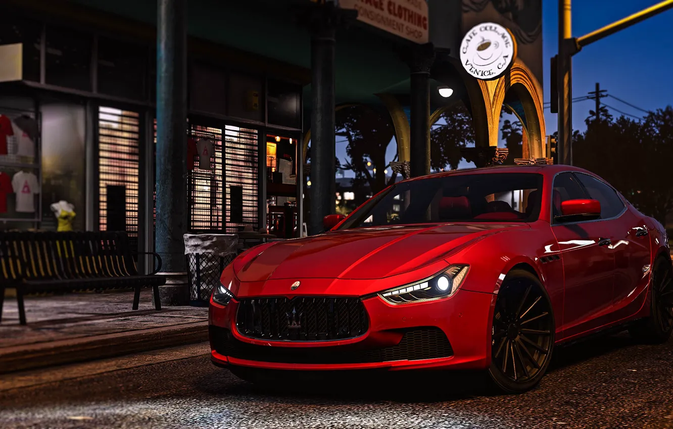 Фото обои Maserati, GTA, Grand Theft Auto V
