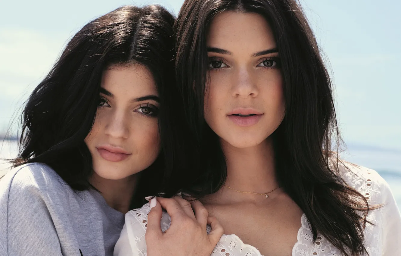 Фото обои сестры, Kylie Jenner, Kendall Jenner