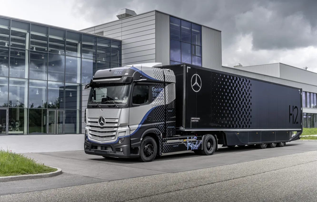 Фото обои Mercedes Benz, Actros, GenH2 Truck