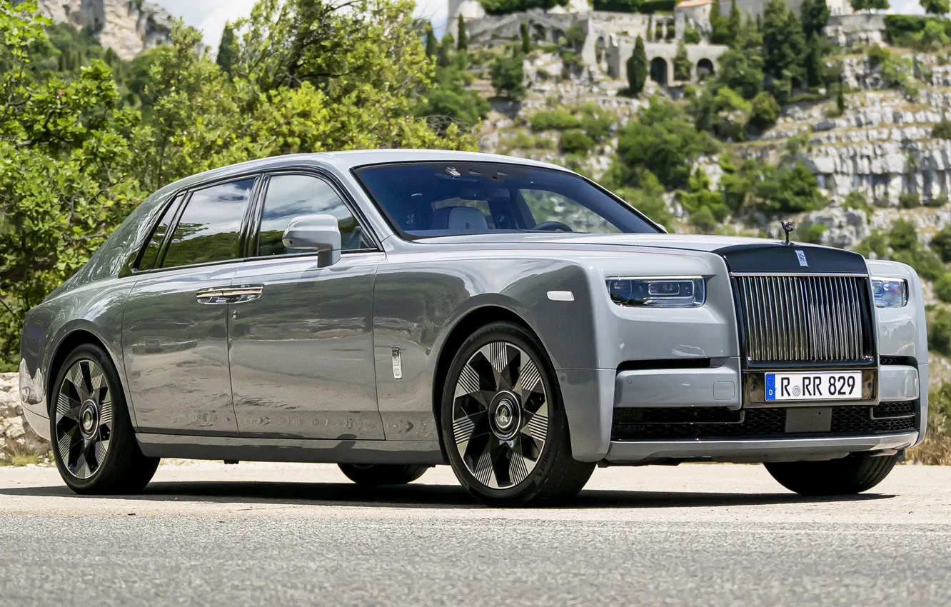 Фото обои Rolls-Royce, Phantom, роскошь, люкс, 2022