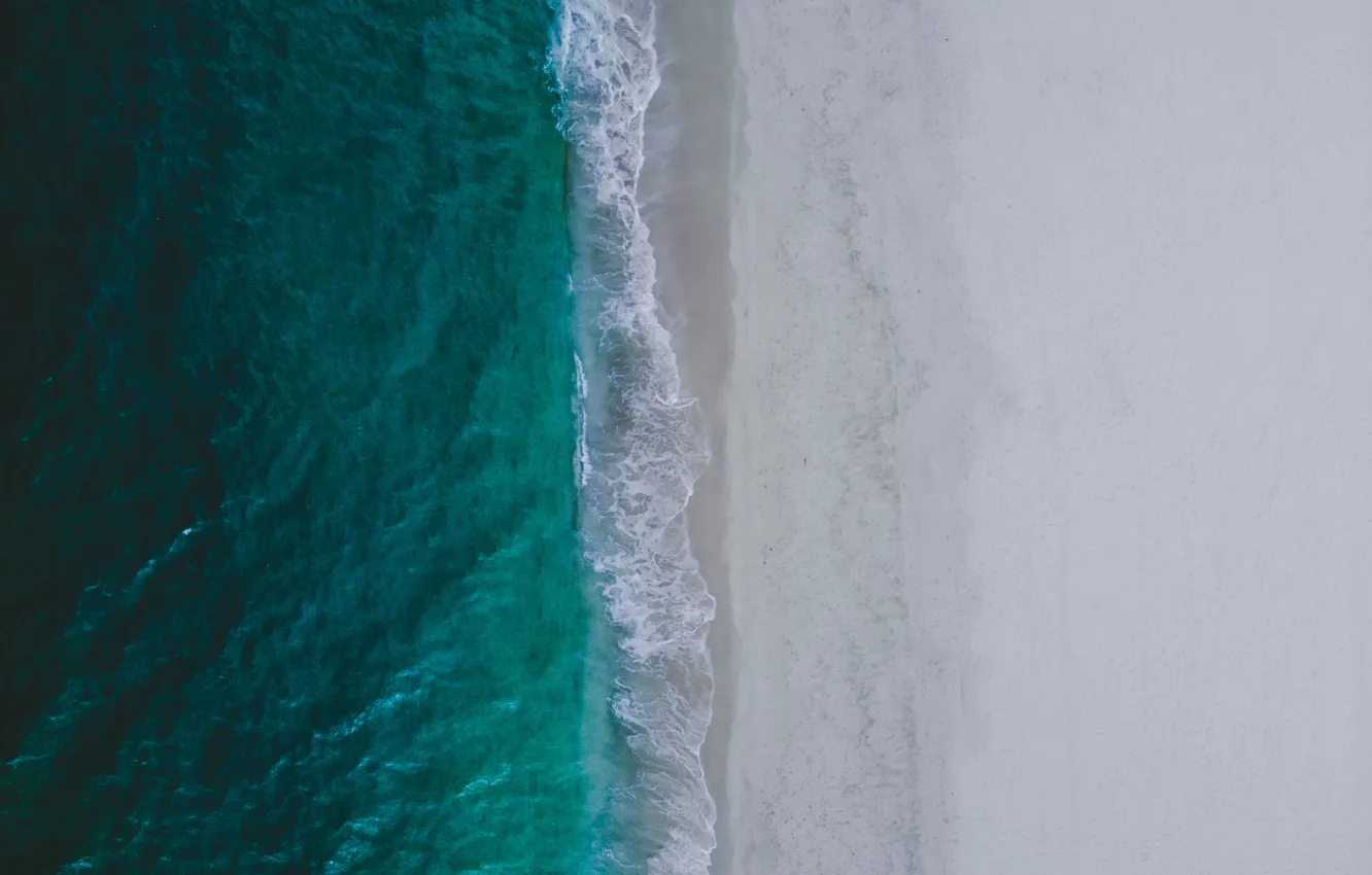 Фото обои песок, море, природа