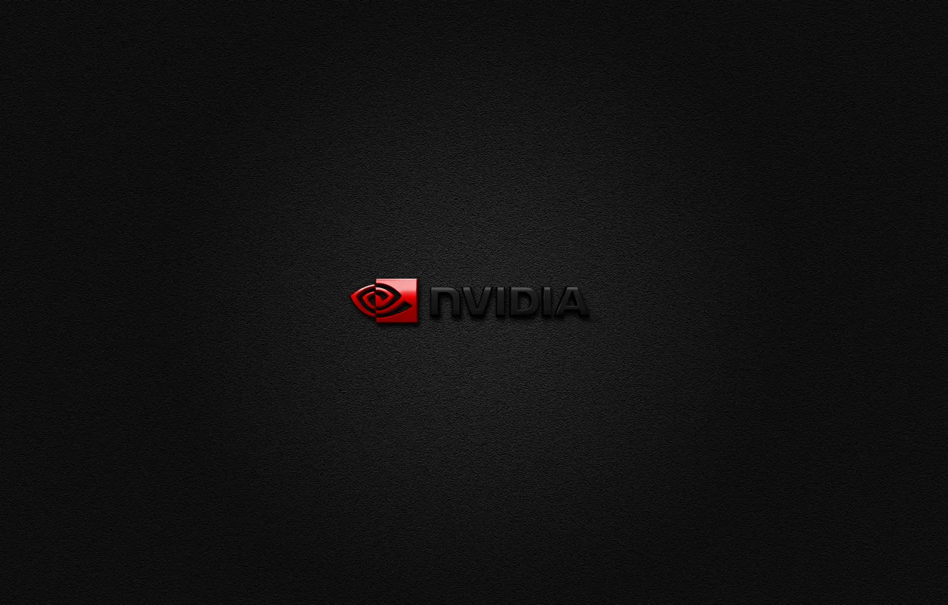 Фото обои red, logo, Nvidia, brand, balck