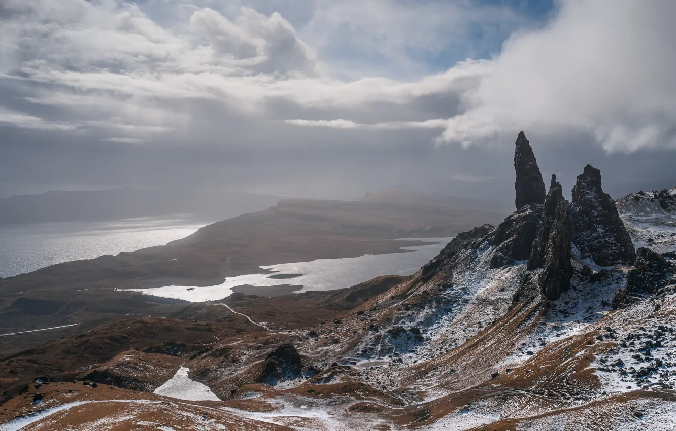 Фото обои Шотландия, Scotland, Isle of Skye