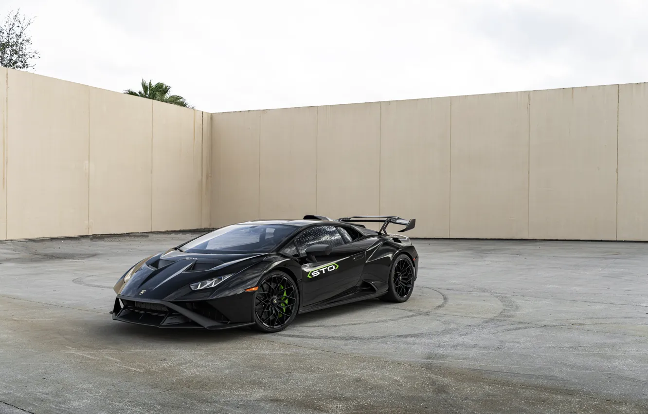 Фото обои Lamborghini, Sky, Huracan