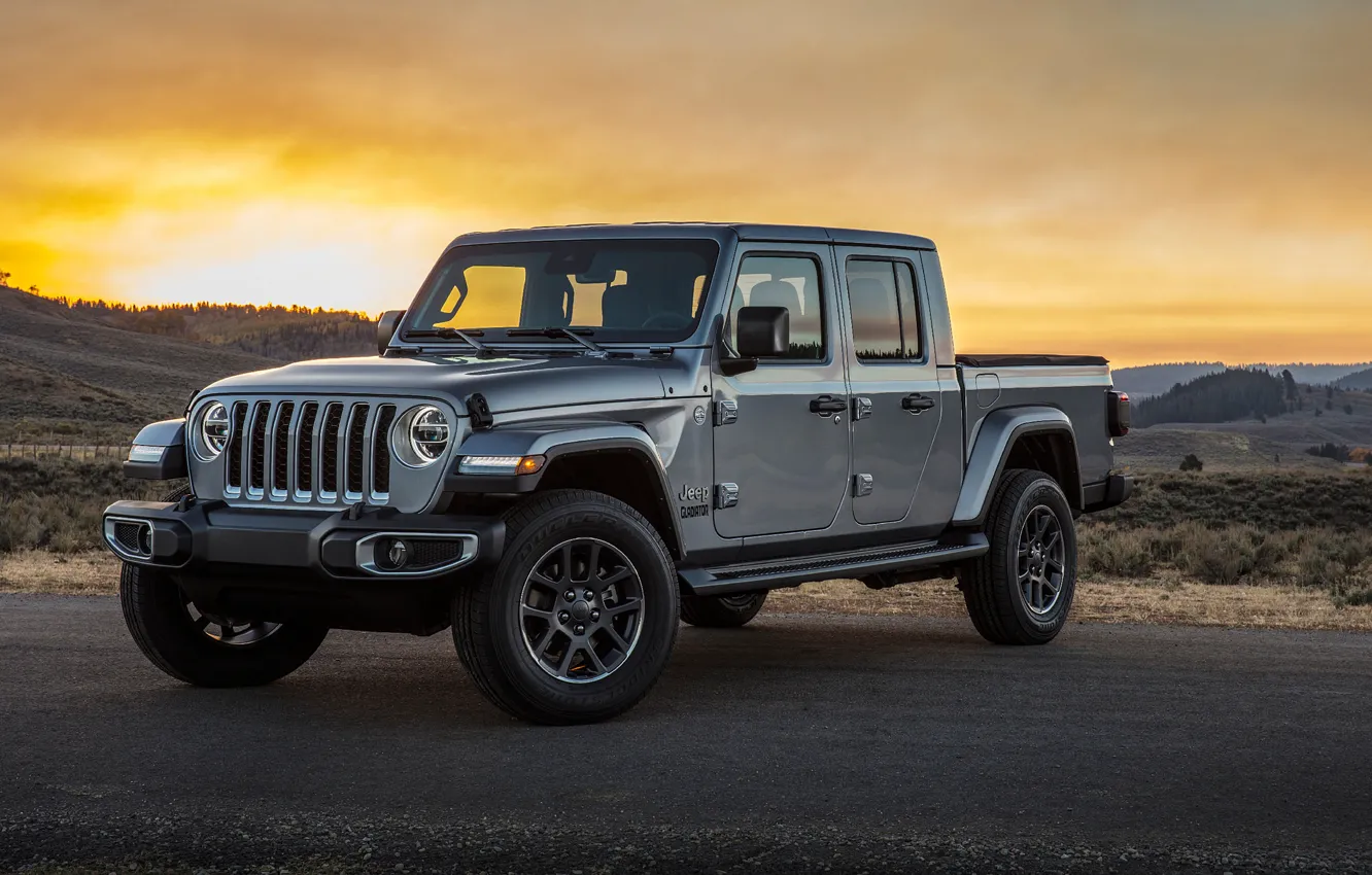 Фото обои Gladiator, Jeep, Overland, 2019, Jeep Gladiator Overland