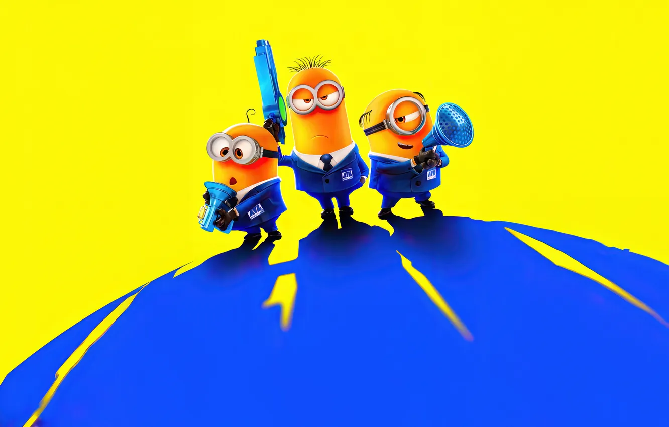 Фото обои shadows, minions, Despicable me 4