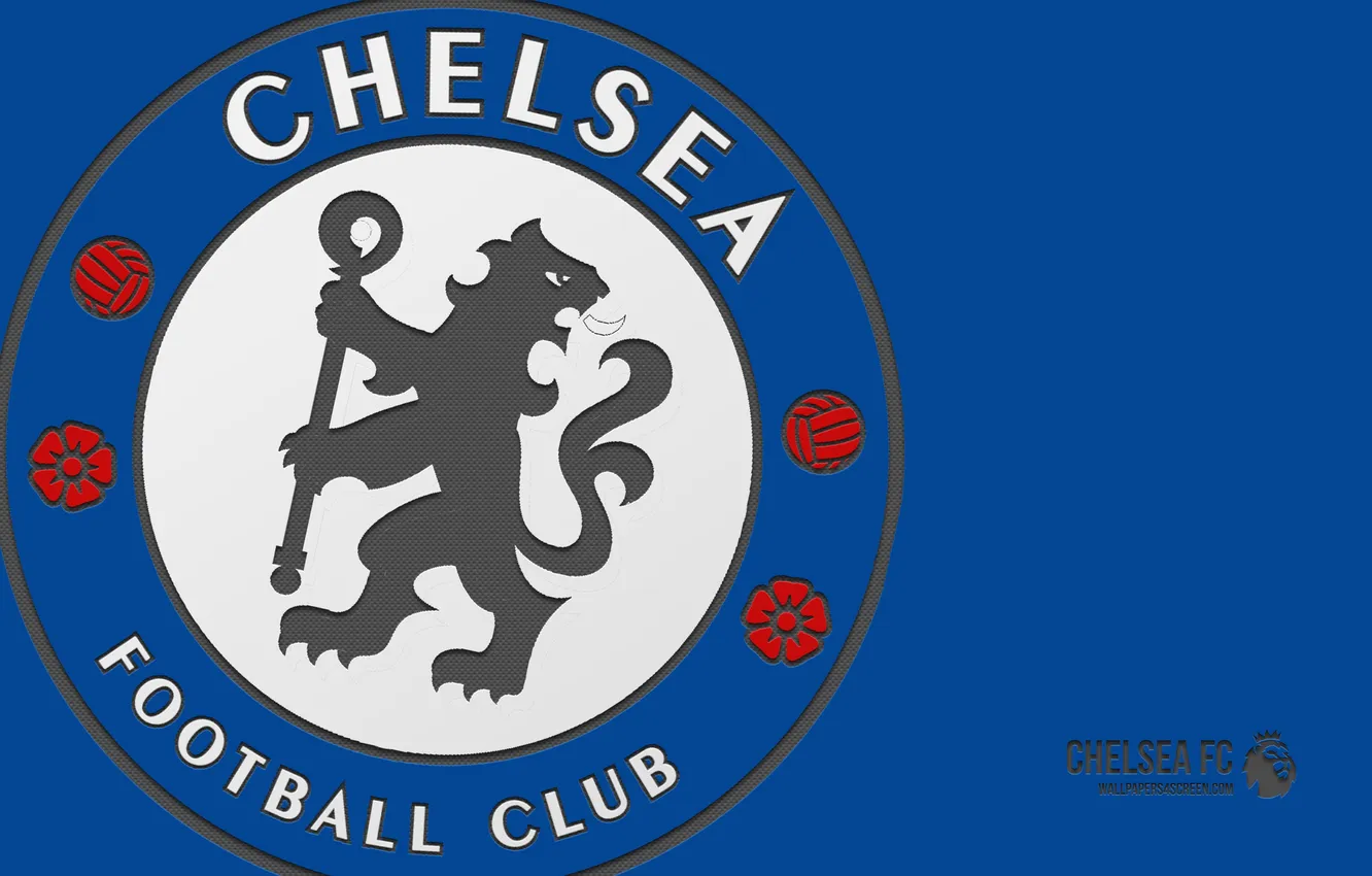 Фото обои Logo, Football, Chelsea, Sport, Soccer, Chelsea FC, Emblem, Premiel League